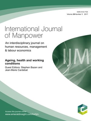 cover image of International Journal of Manpower, Volume 38, Number 1